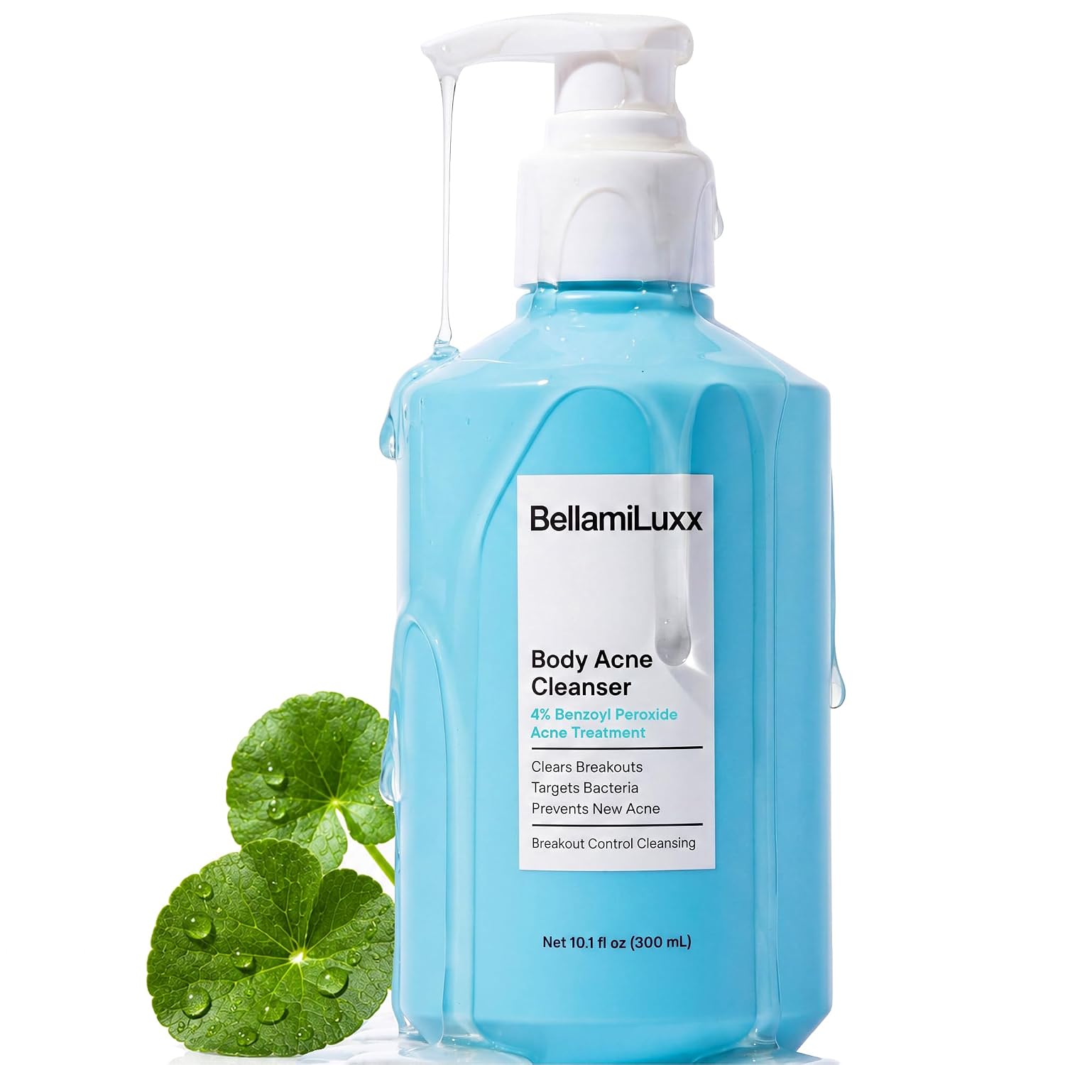 BellamiLuxx Benzoyl Peroxide Body Acne Wash